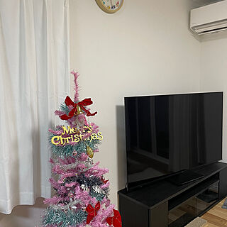リビング/ピンク♡/クリスマスツリー/ピンク/クリスマス...などのインテリア実例 - 2023-12-09 06:40:38