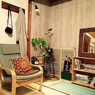 部屋全体/図書コーナー/床の間/壁紙DIY/壁紙屋本舗...などのインテリア実例 - 2015-11-13 21:52:13