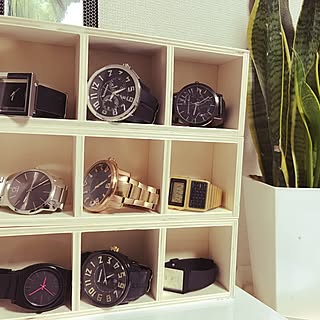 時計 時計収納のアイデア おしゃれなインテリア実例 Roomclip ルームクリップ