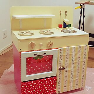 子供キッチン/DIY/カラーボックスのインテリア実例 - 2014-04-15 08:33:32