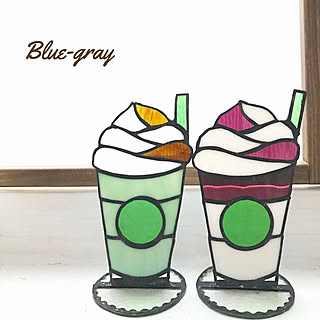 キッチン/オブジェ/フラペチーノ/ステンドグラス/雑貨...などのインテリア実例 - 2017-07-31 17:10:40