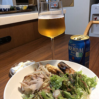 ミニマルに暮らしたい/家飲み/チーズ好き♡/イッタラ　ワイングラス/ビール最高！...などのインテリア実例 - 2021-05-25 18:52:20