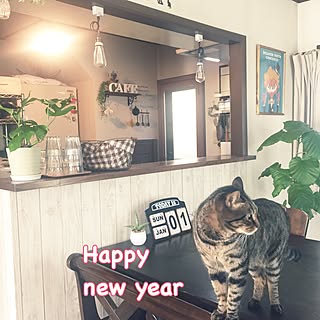 部屋全体/今年もよろしくお願いします♡/2017年初投稿❤︎/築年数27年/Happy new year 2017☆...などのインテリア実例 - 2017-01-01 08:59:20