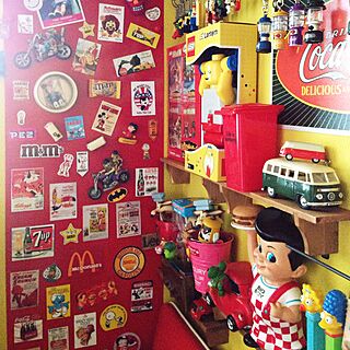 壁/天井/おもちゃ/IKEA/MERCURY/LEGO...などのインテリア実例 - 2015-02-19 07:42:25