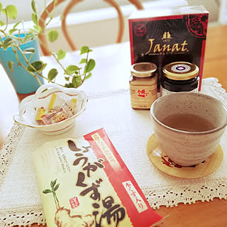 部屋全体/KALDI のしょうがくず湯/KALDI のJanat tea/ナチュラル/シンプル...などのインテリア実例 - 2020-01-13 16:59:40