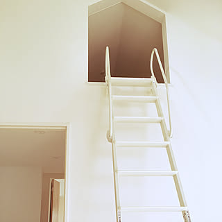 ロフトはしごのおしゃれなアレンジ 飾り方のインテリア実例 Roomclip ルームクリップ