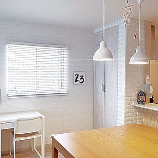 部屋全体/IKEAのダイニングテーブル/ホワイト×ウッド/青も好きのインテリア実例 - 2020-05-01 21:36:39