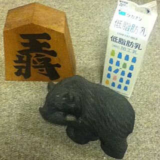 旅行みやげ/木彫りの熊/置物/くまのインテリア実例 - 2012-05-20 18:32:10
