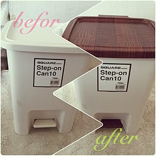 オムツ用ゴミ箱 ゴミ箱リメイクのインテリア実例 Roomclip ルームクリップ