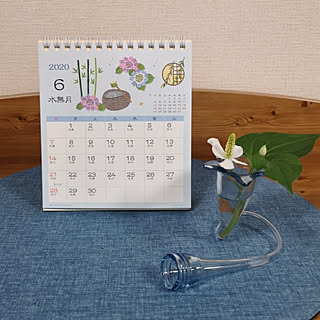棚/カレンダー/6月/季節の花/ドクダミの花...などのインテリア実例 - 2020-06-01 09:25:14