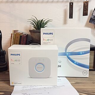Philips Hue モニター当選♡/Philips Hueライトリボンプラス/PHILIPS/Philips Hue/hue...などのインテリア実例 - 2016-12-23 20:20:16
