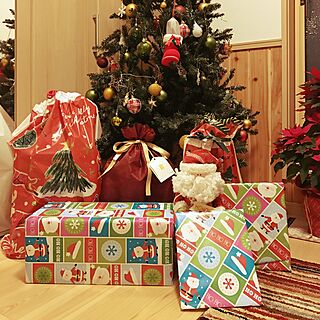 クリスマスプレゼント/クリスマスツリー/こどもと暮らすのインテリア実例 - 2016-12-23 21:46:56
