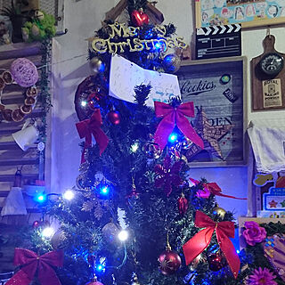 部屋全体/クリスマスツリー/サンタさんへの手紙のインテリア実例 - 2017-11-12 18:06:18
