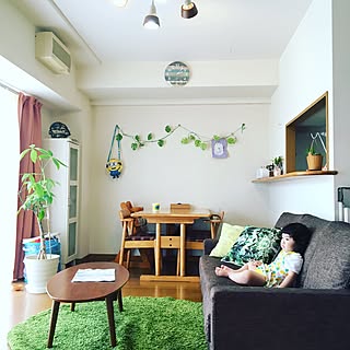 リビング/これからガンバロウ/片づけ下手/オシャレな部屋に憧れる/町営住宅...などのインテリア実例 - 2017-05-06 15:43:11