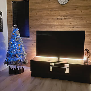 クリスマスツリー150cm/クリスマスツリー/Hue ライト リボン/スマート家電/Philips Hue...などのインテリア実例 - 2020-12-23 23:11:40