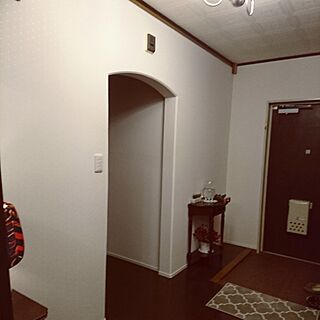 玄関/入り口/茶色いドアが気になる/白くペイントしたいのインテリア実例 - 2017-06-27 19:10:35