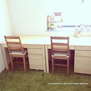 机/IKEA/無印良品/子供の勉強机/子供部屋...などのインテリア実例 - 2013-03-03 11:22:24