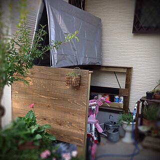玄関/入り口/DIY/ガーデニング/自転車置場のインテリア実例 - 2015-07-10 21:07:25
