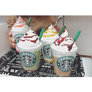 フェイクスイーツ スタバ風フラペチーノのおしゃれなアレンジ・飾り方