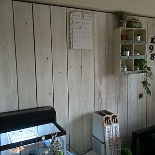 部屋全体/アンティーク/DIY/モノトーン/板壁...などのインテリア実例 - 2014-10-28 16:20:08