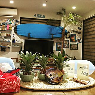 リビング/西海岸/surfer's room/海/wtw大好き...などのインテリア実例 - 2016-11-06 23:12:47