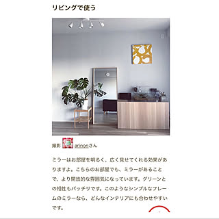 鏡のある空間/ルームクリップマグに載りました/ルームクリップマグ/IKEA/観葉植物...などのインテリア実例 - 2019-07-06 18:20:32