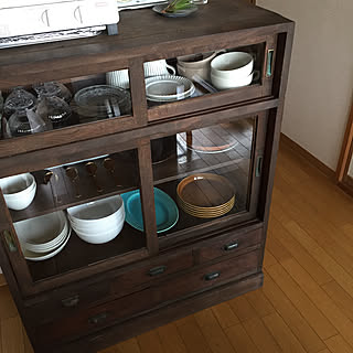 アンティーク食器棚のインテリア実例 | RoomClip(ルームクリップ)
