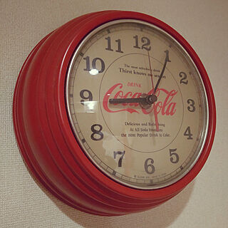 ベッド周り/レトロ/掛け時計/コカ・コーラ/コカ・コーラの時計のインテリア実例 - 2022-01-29 13:41:42
