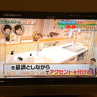 キッチン/ブリックタイル/クックフードル/スパイスニッチ/モザイクタイル...などのインテリア実例 - 2017-02-20 20:33:09