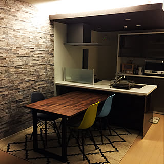 石目調の壁紙のインテリア実例 Roomclip ルームクリップ