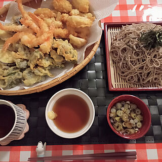 キッチン/おうちごはんを楽しむ/料理はする方です/天ぷらが食べたかったの/天ぷらときたらざる蕎麦や...などのインテリア実例 - 2022-09-13 20:15:41