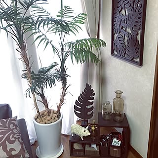 観葉植物 バリ風なお部屋のおしゃれなアレンジ 飾り方のインテリア実例 Roomclip ルームクリップ