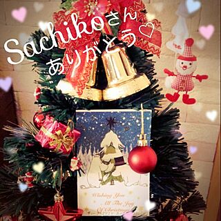 ベッド周り/Sachikoさん♡/ムーミンXmasカード♡のインテリア実例 - 2015-12-24 14:17:30