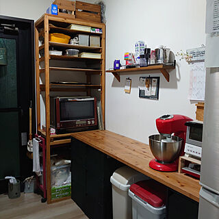 キッチン/木工/DIY/カラーボックス/オーブンレンジ台のインテリア実例 - 2022-01-13 22:05:41