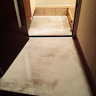 玄関/入り口/モルタルの床のインテリア実例 - 2016-03-01 15:46:12