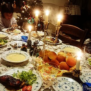 キッチン/クリスマスディナー☆/アンティークのインテリア実例 - 2016-12-25 20:21:52
