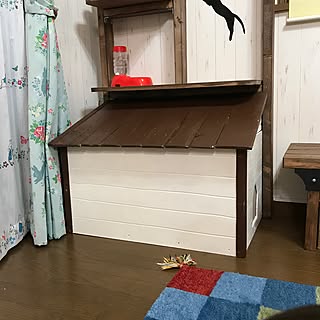 リビング/中古を買ってリノベーション/無加工無修正/キャットタワーDIY/保護ねこ部のインテリア実例 - 2017-06-22 21:05:09