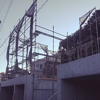 楽しみ過ぎてソワソワする/上棟/新築建築中/部屋全体/外観...などのインテリア実例 - 2015-10-14 07:19:46