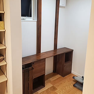 机/引っ越し準備中/趣味部屋/間仕切り壁/ツーバイフォーDIY...などのインテリア実例 - 2021-09-19 03:55:28