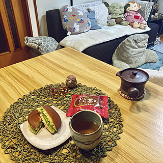 抹茶も好き/RCの出会いに感謝♡/見てくれてありがとう♡/てのりフレンズふくろう/焼き物...などのインテリア実例 - 2023-01-15 09:05:58