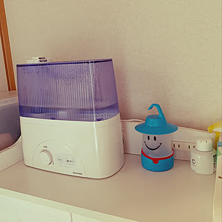 お手入れのしやすさ第一！/アイリスオーヤマ/加湿器 シンプル/加湿器/赤ちゃんのいる暮らし...などのインテリア実例 - 2019-11-22 13:28:56