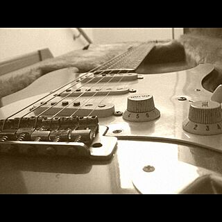 guitar/Fender/music/Old/CD...などのインテリア実例 - 2015-01-28 12:00:53