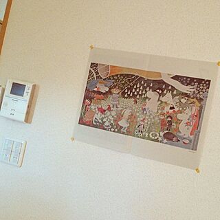 壁/天井/ムーミン/カレンダーのインテリア実例 - 2013-10-01 16:59:55