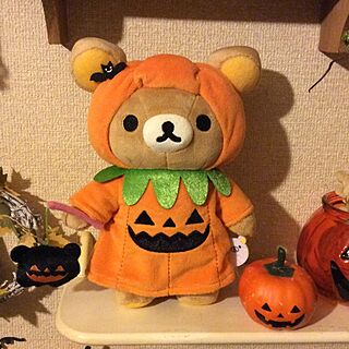 ハロウィン/リラックマ/オレンジかぼちゃのインテリア実例 - 2015-09-07 00:47:11