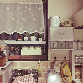 キッチン/セリア/DIY♡/アンティーク/観葉植物...などのインテリア実例 - 2016-07-03 23:04:55
