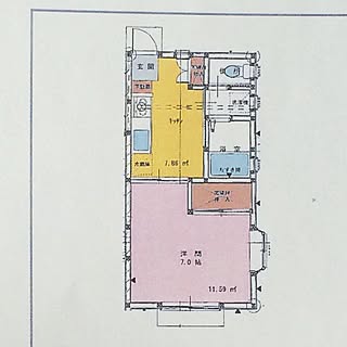 部屋全体/間取り図/一人暮らし/1K/賃貸のインテリア実例 - 2016-04-11 18:04:50