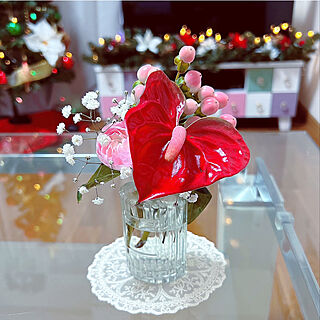 クリスマスツリー150cm 赤×ピンクのおすすめ商品とおしゃれな実例 ...