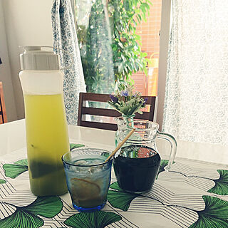 キッチン/夏/水だしコーヒー/水だし緑茶/レモンのハチミツ漬け...などのインテリア実例 - 2020-08-04 14:20:57