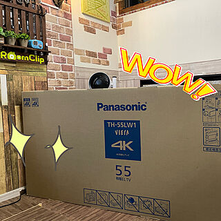 Panasonic/4K有機EL TV/モニター当選ありがとうございます/かんたん壁掛け/ウォールフィットテレビ...などのインテリア実例 - 2022-11-28 08:55:16