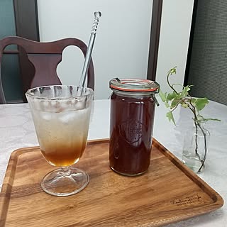 リビング/カフェ風インテリア/有り難うございます/お付き合い感謝します❤︎/ジンジャーシロップ...などのインテリア実例 - 2023-06-18 16:36:14